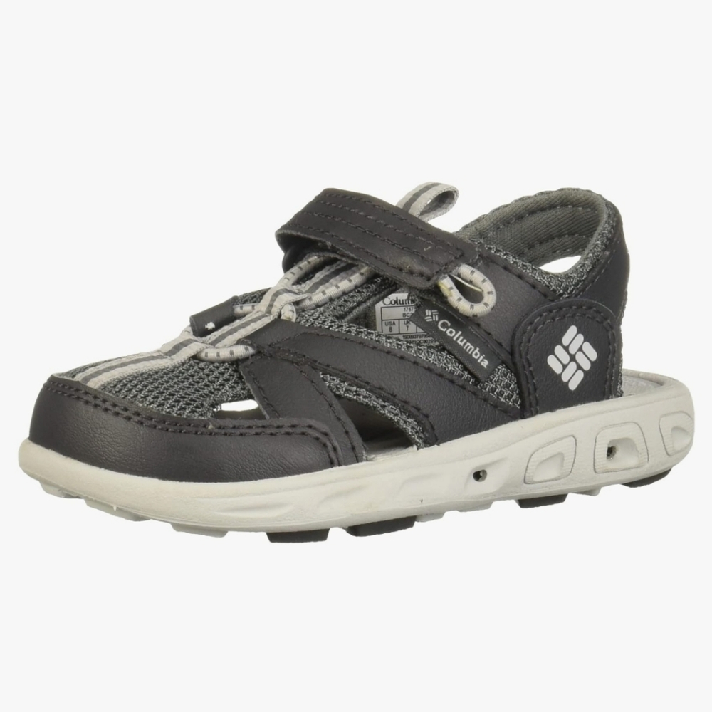 Columbia Kids Sandals in Gray and White
